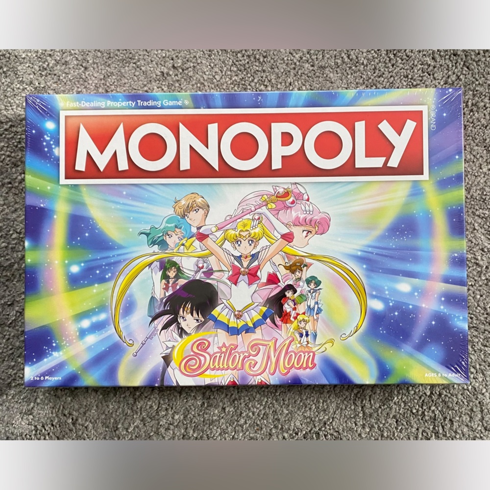 SAILOR MOON Edition Monopoly Board game - Brand New